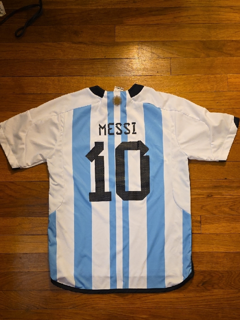 Argentina Striped Soccer Jersey - Blue & White Kids Top - Picture 4 of 4
